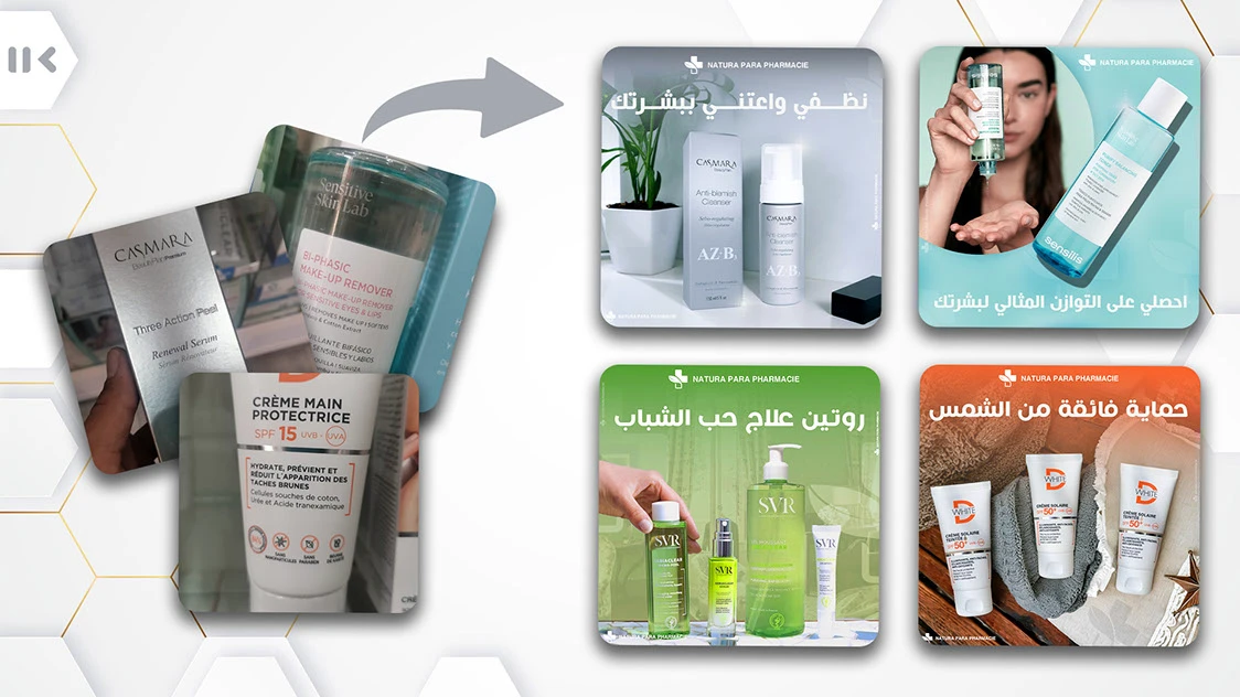 NATURA PARA PHARMACIE Social media Posts Design - USSEF KAL