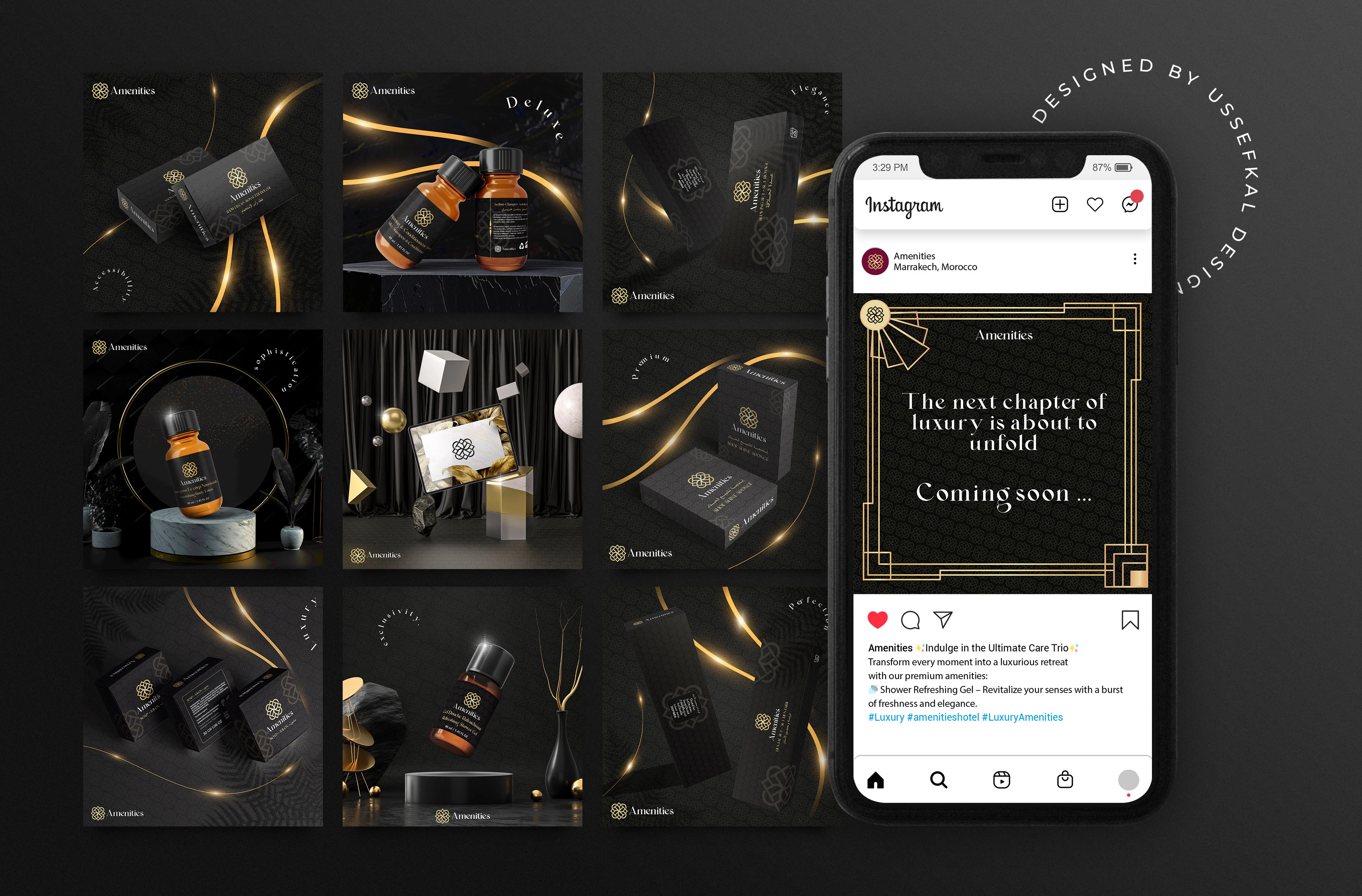 Amenities Social media Posts Design - USSEF KAL