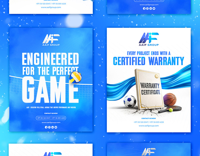 AAIF GROUP Social Media Posts Design - USSEF KAL