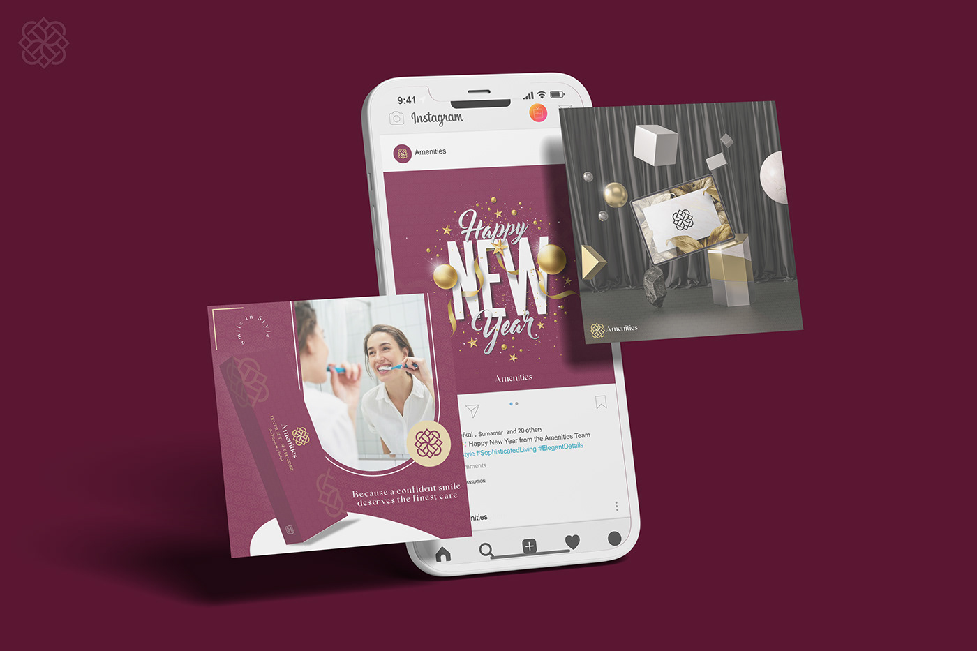 Amenities Social media Posts Design - USSEF KAL